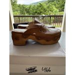 Eric Michael ‎ Delphi Cognac Size 36 US 5.5-6 Penny Loafer Mule Photo 2