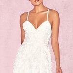 House Of CB Desiree Floral Applique Mini Dress Photo 0