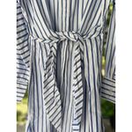 NEW Polo Ralph Lauren 16 Striped Shirtdress White Blue 100% Cotton Shirt Dress Photo 3