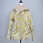 Johnny Was NWOT  Fur & Faux Suede Floral Embroidered Coat Jacket Pockets Size S Photo 2