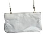 Etienne Aigner Vintage 80s Leather Crossbody Handbag White Gold Removable Strap Photo 3