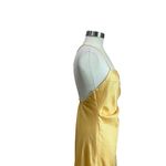 Significant Other One Other Draped Halter Yellow Midi Dress NWT Size 8 Photo 4
