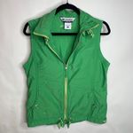 Columbia Green Vest Sz Medium Cotton Blend Photo 0