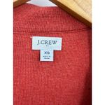 J.Crew  Orange  Textured Knit Blazer Cardigan Jacket XS Button Front Pockets Photo 1