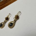 The Limited Signed Pierced Dangle Drop Costume Earrings Gold Tone / Photo 2
