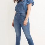 Madewell Skinny Overalls in Kemp Wash size L Photo 3