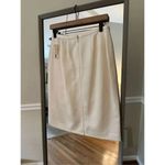 Amanda Smith  Ivory Pleated Skirt Size 4 NWT Photo 1