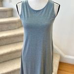 Free Fly Green Blue Sleeveless Scoop Neck Knee Length Sport Flex Dress Size M Photo 0