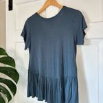 Blue short sleeve shirt Photo 2