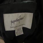 Jacqueline Ferrar Vintage Black Lambskin Leather Trench Jacket Size M Photo 7