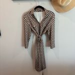 J. McLaughlin‎ Brynn Catalina Cloth Button down dress size Medium Brown Photo 2