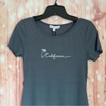 Sincerely Jules Blue California Ribbed T Shirt Dress Size L Photo 1