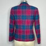Pendleton Vintage Petite Plaid Single Button Wool Blazer- 8P Photo 7