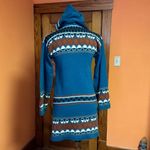 Vintage 70s OOAK. Bell sleeve Shacket Blue Photo 10