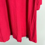 Eye Candy  Y2K Sharkbite Hem Bright Red Minimalist Top - 2X - Women's Plus Size Photo 3