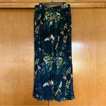 Chico's Floral Wide Leg Soft Pull On Pants Size 1 US 8 Medium Photo 7