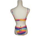 NWT Foreplay 2piece Bikini Set Multi Color Size L Vacation Pool Beach underwire Pink Size L Photo 1