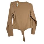 SKIMS  Fits Everybody Nude Long Sleeve Bodysuit Photo 1
