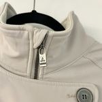 prAna  Martina Water Repellent Long Trench Jacket in Cream Size M Photo 6