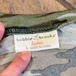 Bobbie Brooks Ladies Soft Camouflage Long Sleeve Top Large Green Photo 6