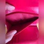 Coach Women's Vibrant Pink and Brown Wallet colorful classic designer rare Photo 10