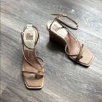 *Dolce Vita Cream Sandals 10M Leather Tan Stylish Wedge 10M Size 10 Photo 1