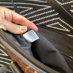 Talbots  woven leather italian made shoulder bag in chocolate brown and espresso Photo 4