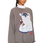 The Laundry Room Polar Bear Coca Cola Jumper in Gravity Grey Small Womens Sweats Photo 2