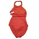 ANDIE  Swim High Neck Halter Luzon One Piece Swimsuit Chili Pepper Red Size Small Photo 2