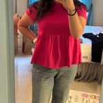 Time & Tru  Peplum Top Photo 0