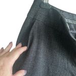 Chico's Women Pants 8 Smokey Gray Straight Leg Pin Stripe Dot Classic Officewear Photo 6