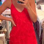 EXPRESS Red Dress Photo 0