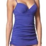 Spanx Blue Skirted 1 Piece Bathing Swim suit S Photo 2