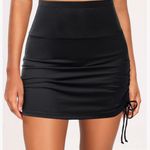 Holipick Women's High Waisted Swim Skirt Tummy Control Ruched Drawstring Swimsuit Bottom with Built in Panty Photo 1