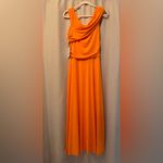Bailey 44 Orange Dani Off-Shoulder Maxi Gown Dress Large Wedding Guest Formal Photo 2