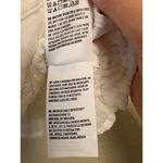 American Eagle  Smocked Tube Crop Top Eyelet Strapless Ruffled White Size Large Photo 5