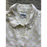 Holiday by Emma Mullholland Linen Checkered Top Size L Photo 1