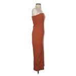 Old Navy Strapless Ribbed Maxi Dress Size Small Burnt Orange Photo 1