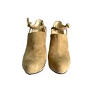 Enzo Angiolini  Suede Glitter Strappy Ankle Booties Heels Back Zip 4.5” Sz 8.5M Photo 5