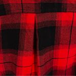 Old Navy Black and Red Plaid Flannel Boyfriend Shirt. Size Medium. NWT Photo 5