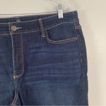 st. john's bay St. John’s Bay Dark Wash Relaxed Skinny Leg Skinny Jeans Size 16 Photo 2