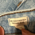 Madewell The Curvy Perfect Vintage Crop Distressed Jean Coffey Wash Size 28 Photo 6