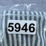 Madewell ‎ Daily Shirt Womens M Green White Stripe Short Sleeve Button Front NWT Photo 7