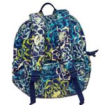 Vera Bradley  Katalina Blue Green Pattern Lighten Up Just Right Backpack purse Photo 3