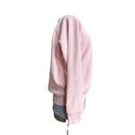 Aerie pink knit crew neck sweatshirt, distressed neck, cuffs, and waistband Photo 2