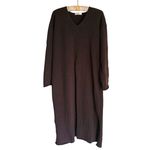 The Frankie Shop  Designer Wool Cashmere Midi Sweater Dress M/L Brown Cozy Lagenlook Photo 2