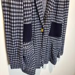 CAbi  Navy & Light Blue Checkup Blazer Style #5848 - size Medium Photo 3
