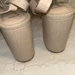 Lulus Lulu’s Light Nude Crocodile-Embossed Ankle Strap Heels(Size 11) Photo 4