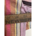 HYFVE  Women's Shirt Stripe‎ Me Up Button Up Multicolor Size L Sheer Oversize Photo 7
