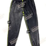 Maison d’Amelie Faux Leather Coated Jogger Pants Black Size M Size M Photo 6